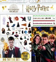 Tetování velký set Harry Potter s omalovánkami v sáčku