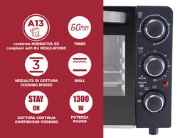 Beper P101FOR020 elektrická trouba 16l, 1300W