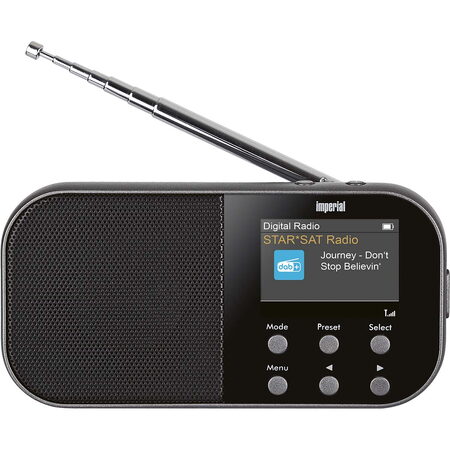 Nedis IMPERIAL DABMAN 15 kompaktní radiopřijímač DAB+, FM, 2" barevný displej, L
