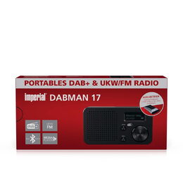 Nedis IMPERIAL DABMAN 17 radiopřijímač DAB+, FM, bluetooth, černý