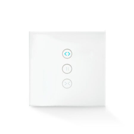 Nedis SmartLife chytrý WiFi nástěnný spínač záclon, rolet a žaluzií (WIFIWC10WT)
