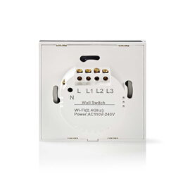 Nedis SmartLife chytrý WiFi nástěnný spínač záclon, rolet a žaluzií (WIFIWC10WT)