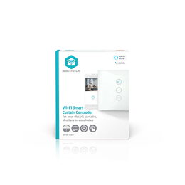 Nedis SmartLife chytrý WiFi nástěnný spínač záclon, rolet a žaluzií (WIFIWC10WT)