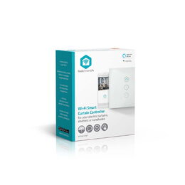 Nedis SmartLife chytrý WiFi nástěnný spínač záclon, rolet a žaluzií (WIFIWC10WT)