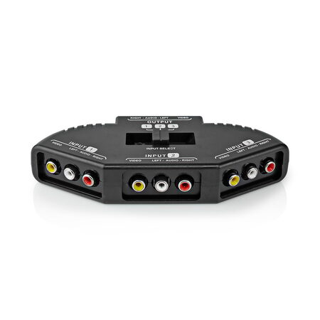 Nedis VSWI2403BK přepínač 3x AV vstup CINCH - 1x AV výstup CINCH