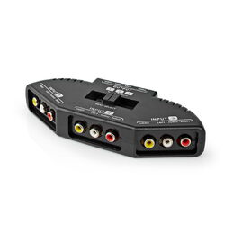 Nedis VSWI2403BK přepínač 3x AV vstup CINCH - 1x AV výstup CINCH