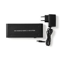 Nedis VSPL3474AT HDMI rozbočovač 1 vstup na 4 výstupy, 4K2K @ 60Hz, HDCP 2.2
