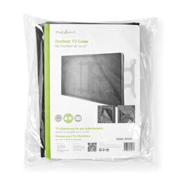 Nedis TVOC4042BK venkovní kryt na TV obrazovku 40"-42", látka Oxford, kapsa na d