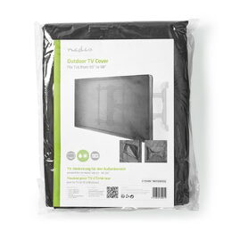 Nedis TVOC5558BK venkovní kryt na TV obrazovku 55"-58", látka Oxford, kapsa na d