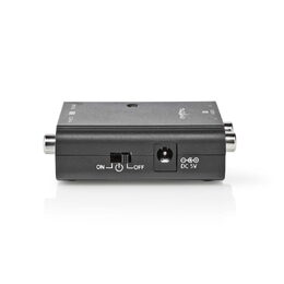 Nedis ACON2508BK převodník analog stereo RCA na TosLink + S/PDIF