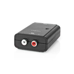 Nedis ACON2508BK převodník analog stereo RCA na TosLink + S/PDIF