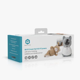 Nedis SmartLife chytrá chůvička/IP kamera, Full HD 1080p, otáčení a náklon, auto
