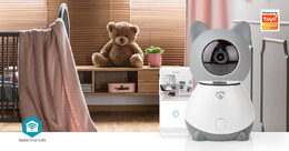 Nedis SmartLife chytrá chůvička/IP kamera, Full HD 1080p, otáčení a náklon, auto