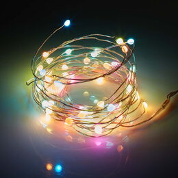 Nedis SmartLife chytrý barevný LED řetěz 5 m, 5W, 400lm, IP44, vícebarevný (WIFI