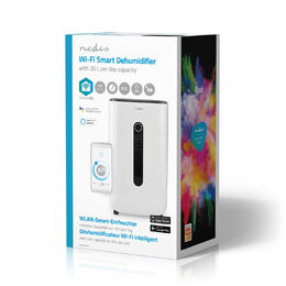 Nedis SmartLife chytrý WiFi odvlhčovač vzduchu, 20 l/den, sušení prádla, ventila