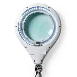 Nedis MAGL3WT pracovní lampa LED s lupou 3 dioptrie, 6500K, 10 W, 660 lm, ovládá