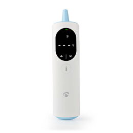 Nedis SmartLife Infračervený Teploměr | LED Displej | Čelo / Ucho | Bílá