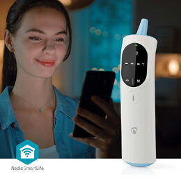 Nedis SmartLife Infračervený Teploměr | LED Displej | Čelo / Ucho | Bílá