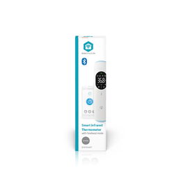 Nedis SmartLife Infračervený Teploměr | LED Displej | Čelo / Ucho | Bílá