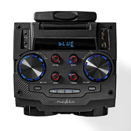 Nedis SPPT800BK Bluetooth párty box 120W, AUX, USB, SD slot, 6.5 hod. přehrávání