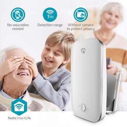 Nedis Detektor Pohybu | Wi-Fi | Rozsah detekce: 7 m | Efektivní zorné pole (vert