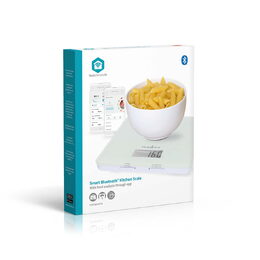 Nedis Kuchyňská váha SmartLife | Bluetooth® | Plast / Sklo | Bílá
