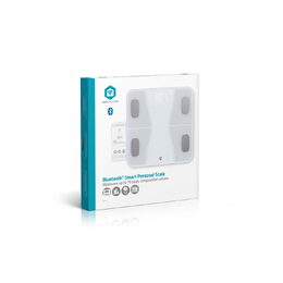 Nedis SmartLife Osobní Váha | Bluetooth® | BMI / BMR / Hmotnost / Kosti / Svaly