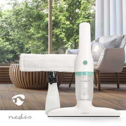 Nedis VCWI230WT okenní vysavač, 12 W, odnímatelná nádobka 60ml