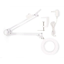 Nedis MAGLE2WT pracovní lampa LED s lupou 3 dioptrie, 6500K, 6 W, 700 lm