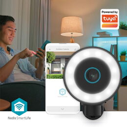 Nedis SmartLife chytrá IP kamera WiFi, 4K 3840x2160, otáčení, reflektor, PIR, no