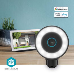 Nedis SmartLife chytrá IP kamera WiFi, 4K 3840x2160, otáčení, reflektor, PIR, no