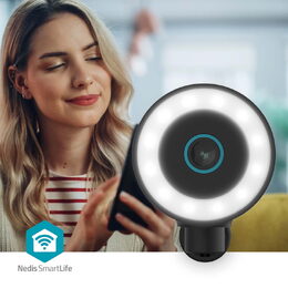 Nedis SmartLife chytrá IP kamera WiFi, 4K 3840x2160, otáčení, reflektor, PIR, no