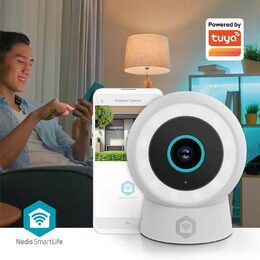 Nedis SmartLife chytrá IP kamera WiFi, 3MP Full HD 1296p, reflektor, PIR, noční