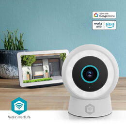 Nedis SmartLife chytrá IP kamera WiFi, 3MP Full HD 1296p, reflektor, PIR, noční