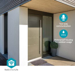 Nedis SmartLife chytrá IP kamera WiFi, 3MP Full HD 1296p, reflektor, PIR, noční