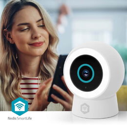 Nedis SmartLife chytrá IP kamera WiFi, 3MP Full HD 1296p, reflektor, PIR, noční