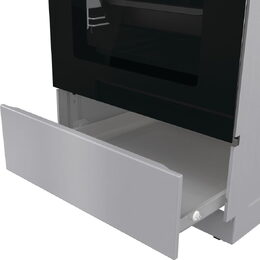 Sporák K50 ETA 379390000, stříbrná