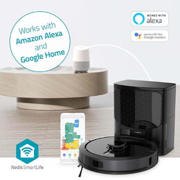 Vysavač Nedis WIFIVCL002CBK Smartlife robotický