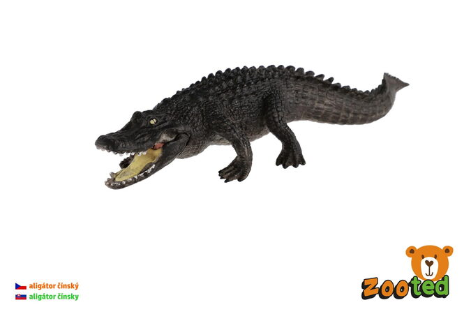 Aligátor čínský zooted plast 19cm