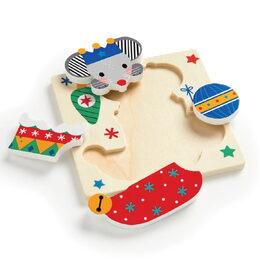 Mudpuppy Dřevěné vánoční puzzle sada 4 puzzle