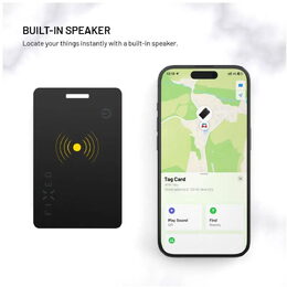 Tracker Tag Card 2 Find My černý FIXED