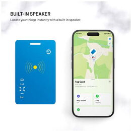 Tracker Tag Card 2 Find My modrý FIXED