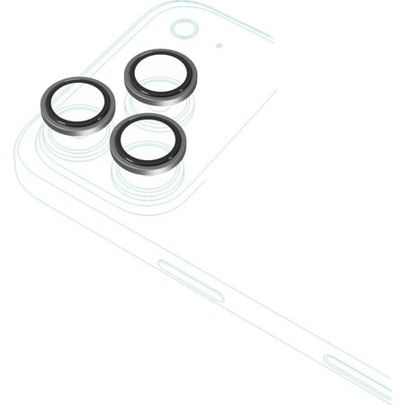 Camera glass Al. iPhone 17 Pro Bk EPICO