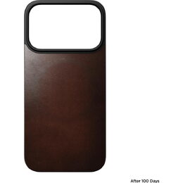 Magnetic Leather Back MS iP17 Pro Brown