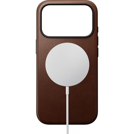 Modern Leather Case iPhone 17 Pro Brown