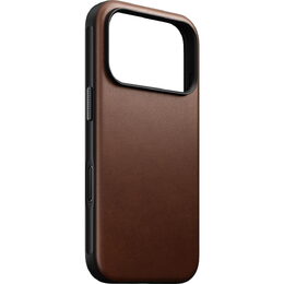Modern Leather Case iPhone 17 Pro Brown