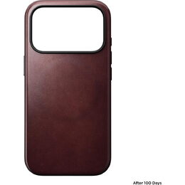 Modern Leather Case iP17 Pro Burgundy
