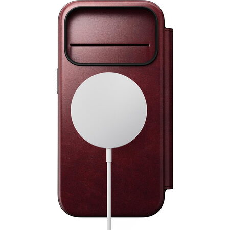 Modern Leather Case iP17 ProMax Burgundy