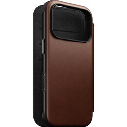 Modern Leather Folio iPhone 17Pro Brown