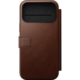 Modern Leather Folio iP17 ProMax Brown